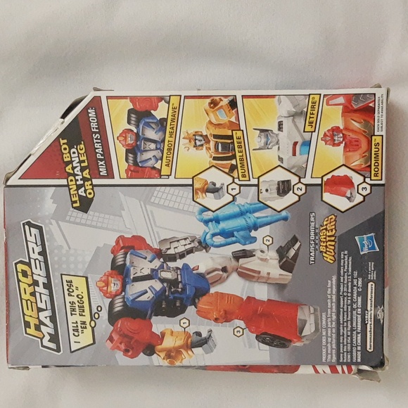 Transformers Hero Mashers AUTOBOT HEATWAVE SEALED w *BOX DAMAGE* - Picture 4 of 10